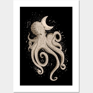 Celestial Octopus Posters and Art